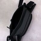 Чоловіча сумка поясна, бананка, зелена П4137