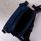 Мужская сумка поясная, бананка, синяя П4139