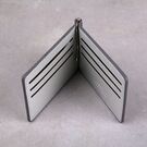 Зажим, кошелек, серый П0287