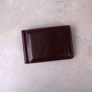 Затиск, гаманець коричневий П4144