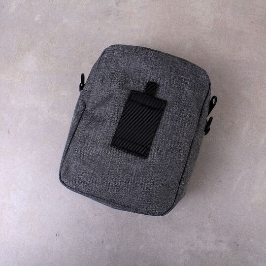 Мужская сумка на плечо, серая П4147