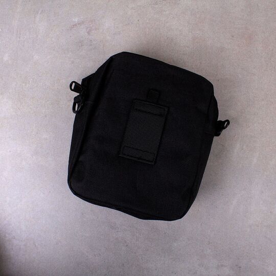 Мужская сумка на плечо, черная П4149