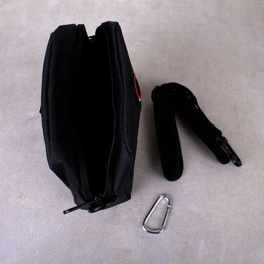 Мужская сумка на плечо, черная П4149