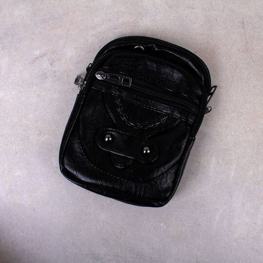 Жіноча сумка клатч, чорна П4150