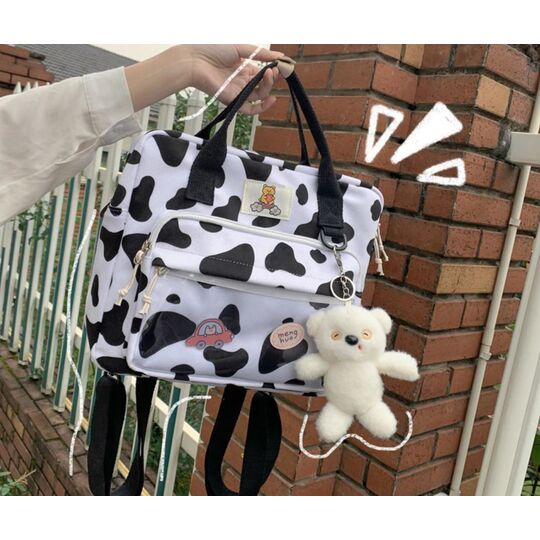 Жіночий рюкзак "Корова принт", П4152