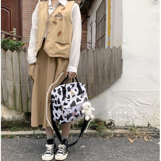 Жіночий рюкзак "Корова принт", П4152