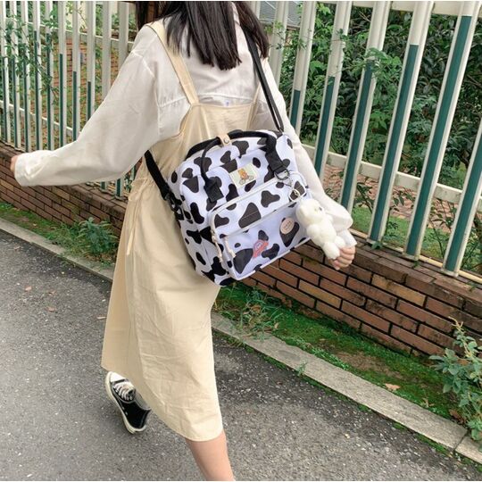 Жіночий рюкзак "Корова принт", П4152