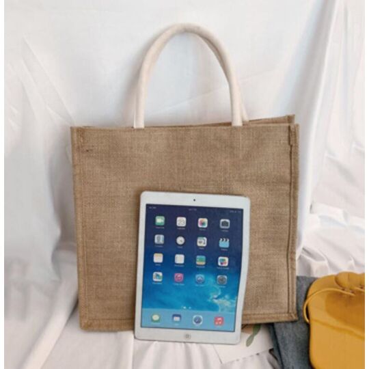 Женская льняная сумка "Merci", П4156