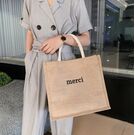 Женская льняная сумка "Merci", П4156