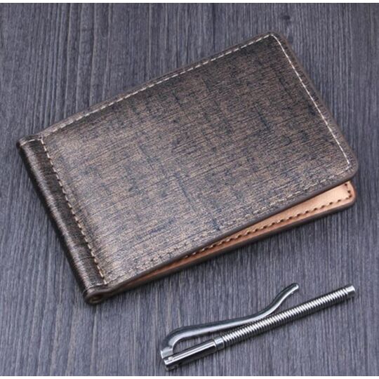 Зажим, кошелек, коричневый П0289 Зажим, кошелек, коричневый П0289