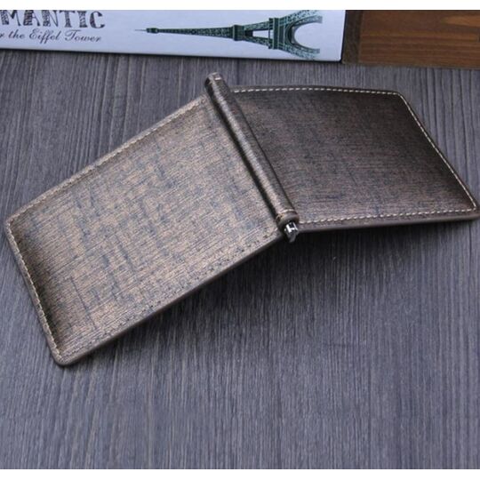 Зажим, кошелек, коричневый П0289 Зажим, кошелек, коричневый П0289