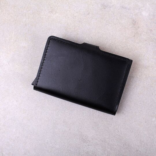 Визитница RFID,черная П4164