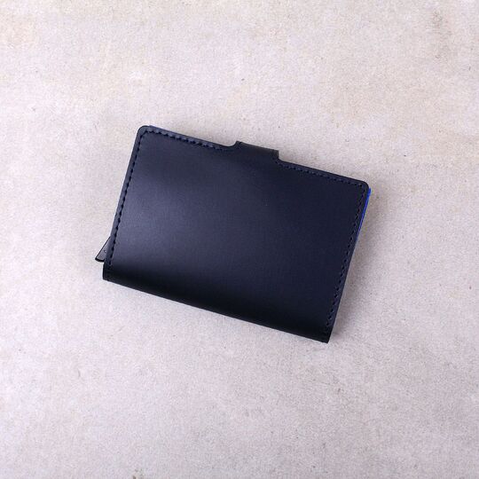 Визитница RFID,синяя П4165