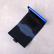 Визитница RFID,синяя П4165