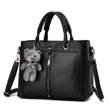 Женская сумка Saffiano, черная П4167