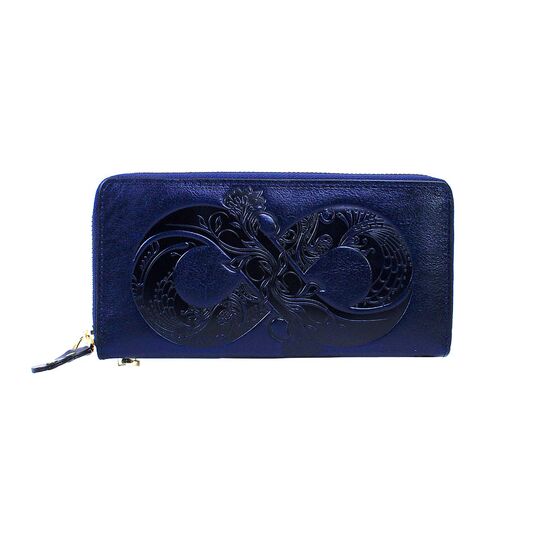 Жіночий гаманець "Нескінечність", синій П4174