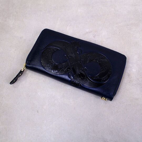 Женский кошелек "Бесконечность", синий П4174