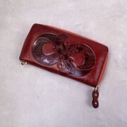 Женский кошелек "Бесконечность", коричневый П4175
