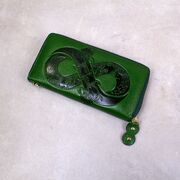 Женский кошелек "Бесконечность", зеленый П4176