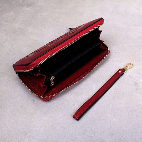 Жіночий гаманець "Нескінечність", червоний П4178