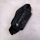 Мужская сумка поясная "WESTAL" , бананка, черная П4189