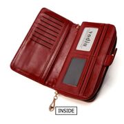 Жіночий гаманець Vodiu, червоний П0292