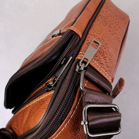 Мужская сумка "WESTAL", коричневая П4193