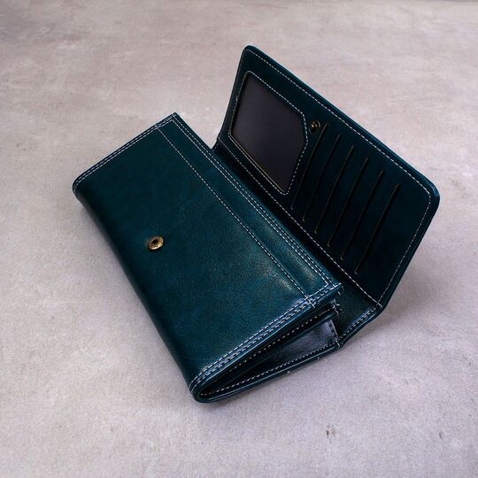 Женский кошелек, синий П4196