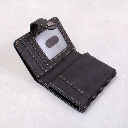 Чоловічий гаманець "Jeep", чорний П4198