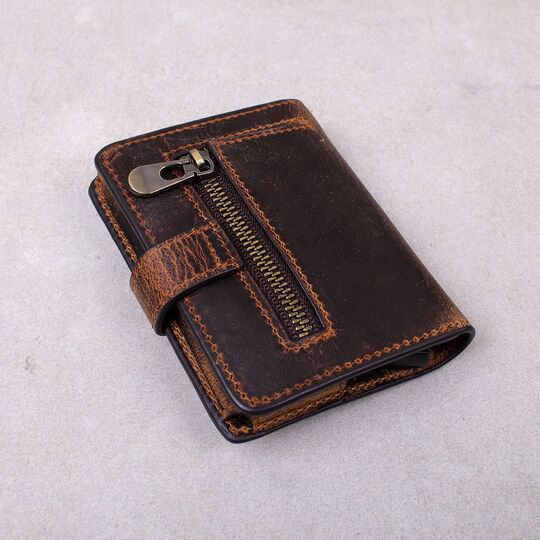 Мужской кошелек "Jeep", коричневый П4199