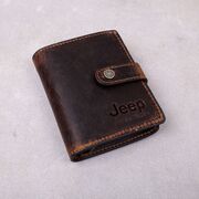 Мужской кошелек "Jeep", коричневый П4199