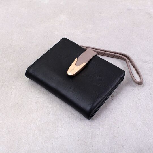 Жіночий гаманець, чорний П4203