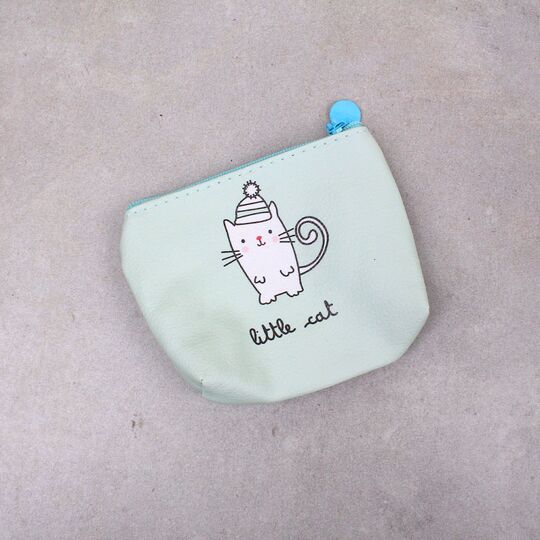Жіночий гаманець для монет "Кіт", П4206