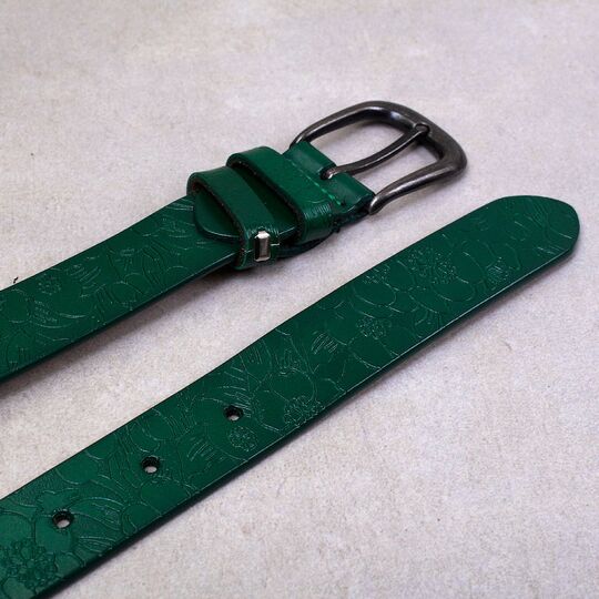 Ремінь жіночий DWTS, зелений П4147