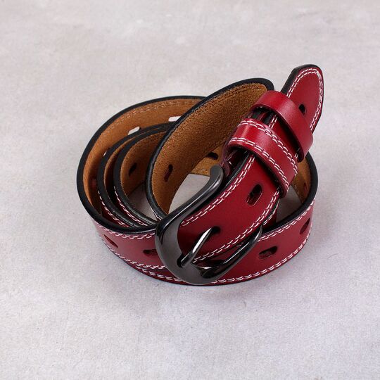 Ремінь жіночий CCOOLERFIRE, червоний П4212