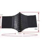 Женский широкий пояс корсет, черный П4213