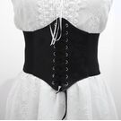 Женский широкий пояс корсет, черный П4213