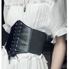 Жіночий широкий пояс корсет, коричневий П4214