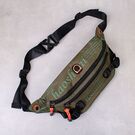 Мужская сумка поясная, бананка, зеленая П4219