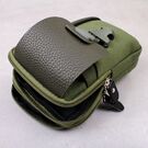 Чоловіча сумка поясна, зелена П4228