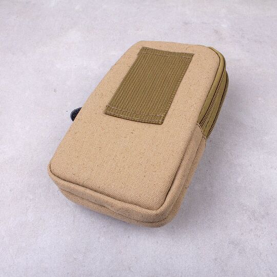 Мужская сумка поясная, хаки П4229