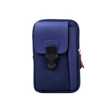Мужская сумка поясная, синяя П4230