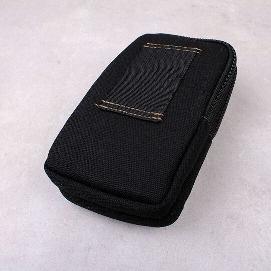 Чоловіча сумка поясна, чорна П4231