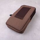 Мужская сумка поясная, коричневая П4232