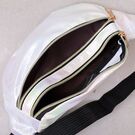 Жіноча поясна сумка, бананка, біла П4238