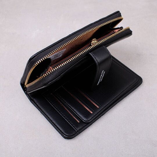 Жіночий гаманець "WEICHEN", чорний П4239