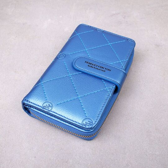 Жіночий гаманець "WEICHEN", синій П4240