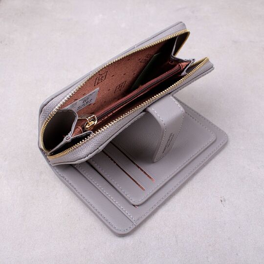 Жіночий гаманець "WEICHEN", сірий П4241