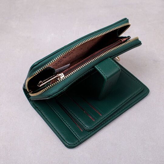 Жіночий гаманець "WEICHEN", зелений П4242