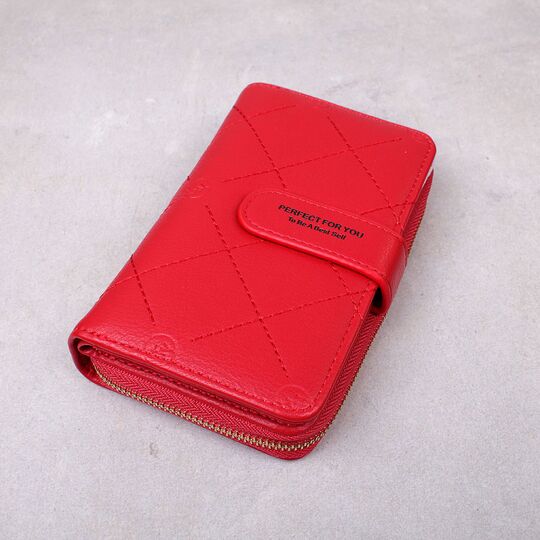 Жіночий гаманець "WEICHEN", червоний П4245